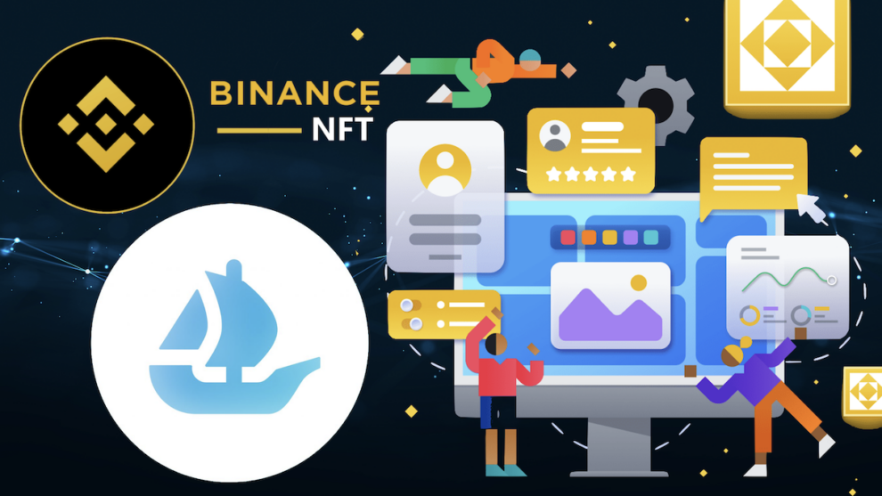 Actualización de Binance Marketplace para incluir acceso a OpenSea NFT