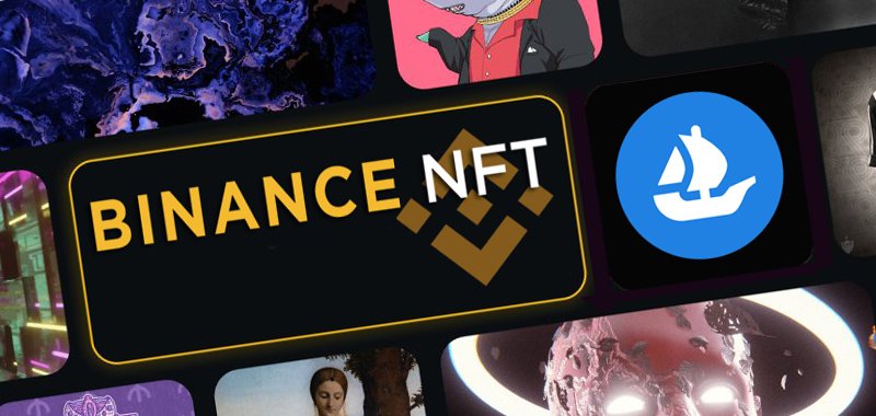 OpenSea NFT estará disponible en Binance NFT Plazas